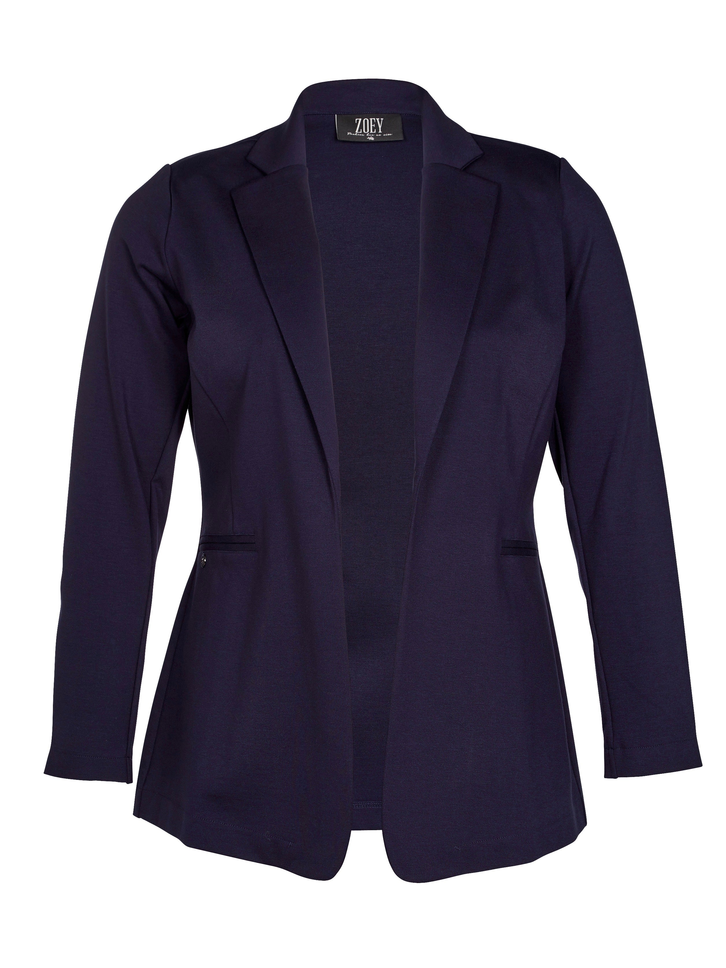 ADELINE BLAZER - Navy – zoey-denmark.com