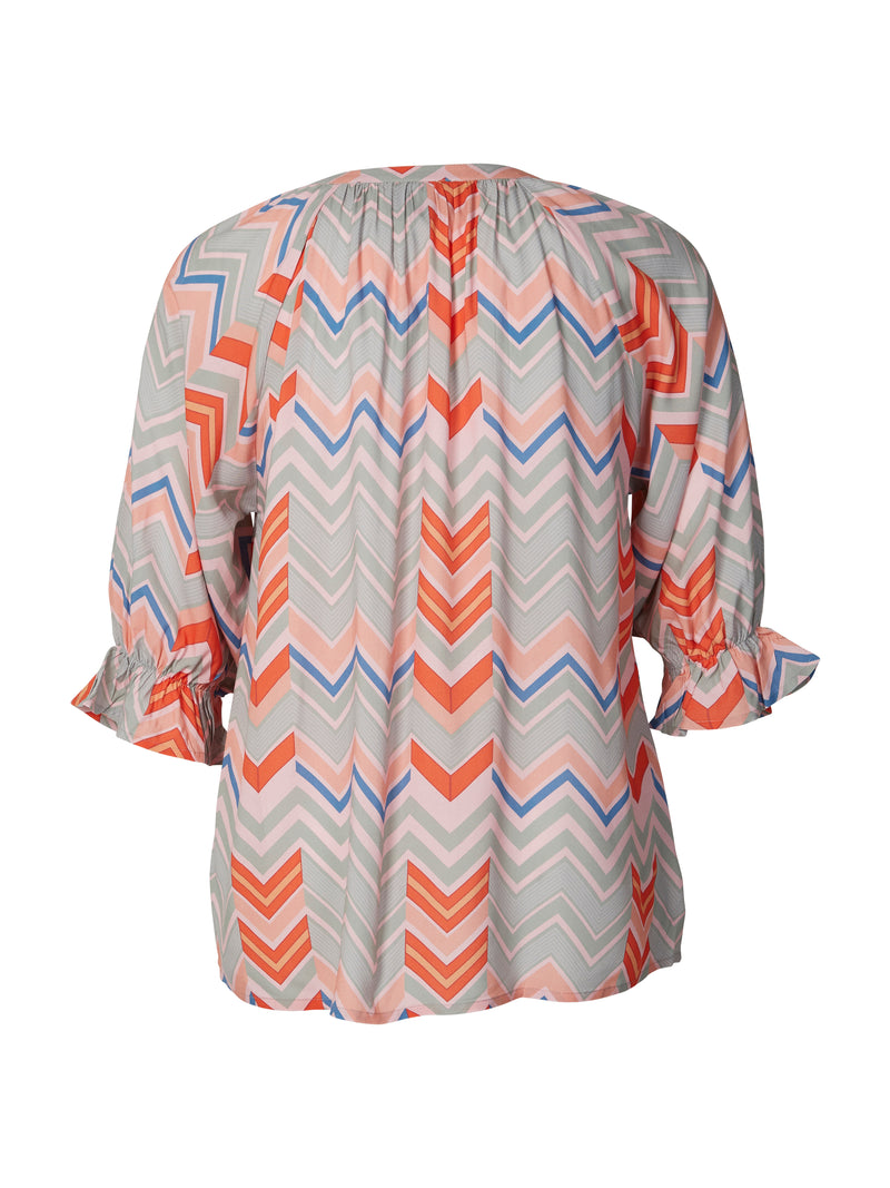 ZOEY ADA BLOUSE Blouses 647 Orange Peel