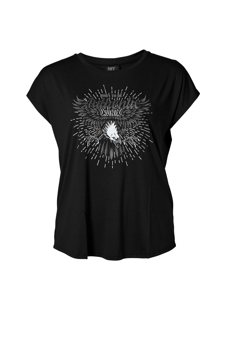 ZOEY AITANA T-SHIRT T-shirt Black