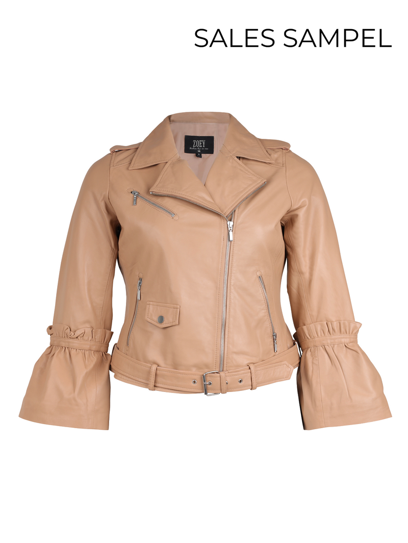 ZOEY ALINE LEATHER JACKET Leather Jacket Sales Sample / Reduced price