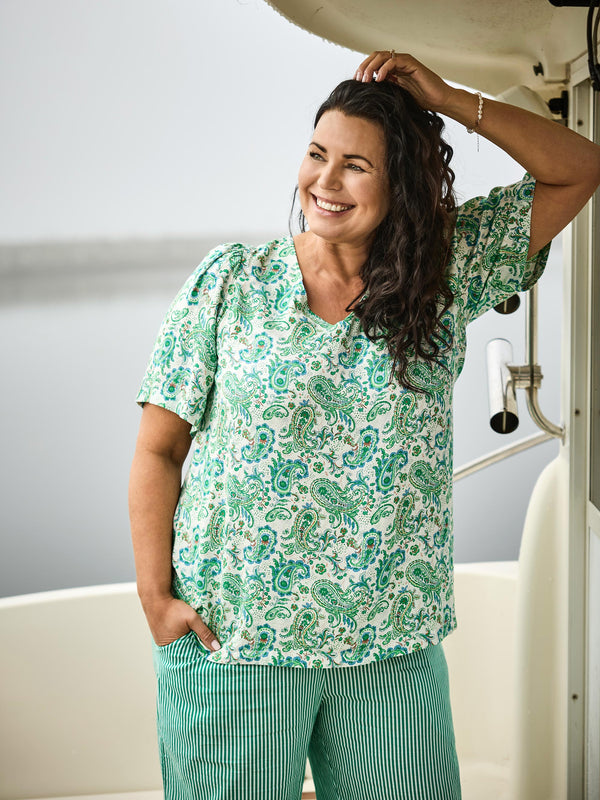 ZOEY ALI BLOUSE Blouses 303 Peppermint green mix