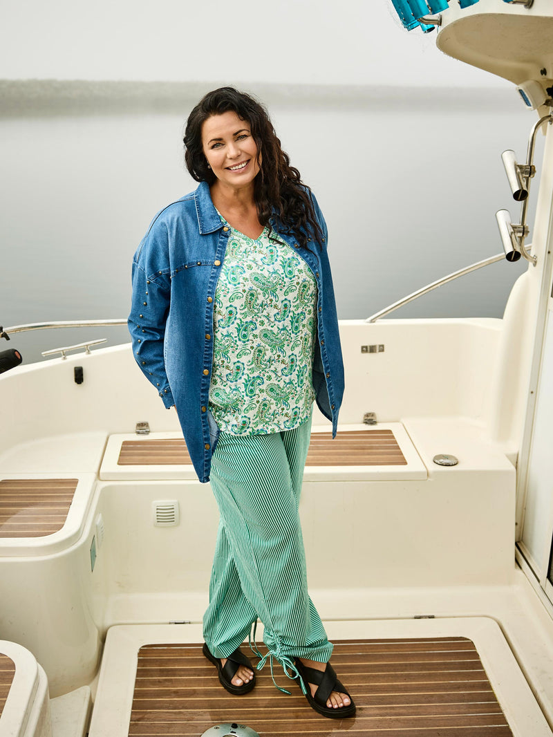 ZOEY ALI BLOUSE Blouses 303 Peppermint green mix