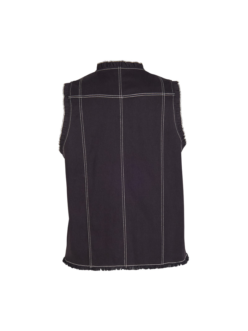 ZOEY AMY VEST Vest Black