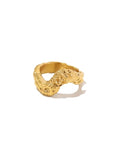 BANKA RING - gold plated surgical steel