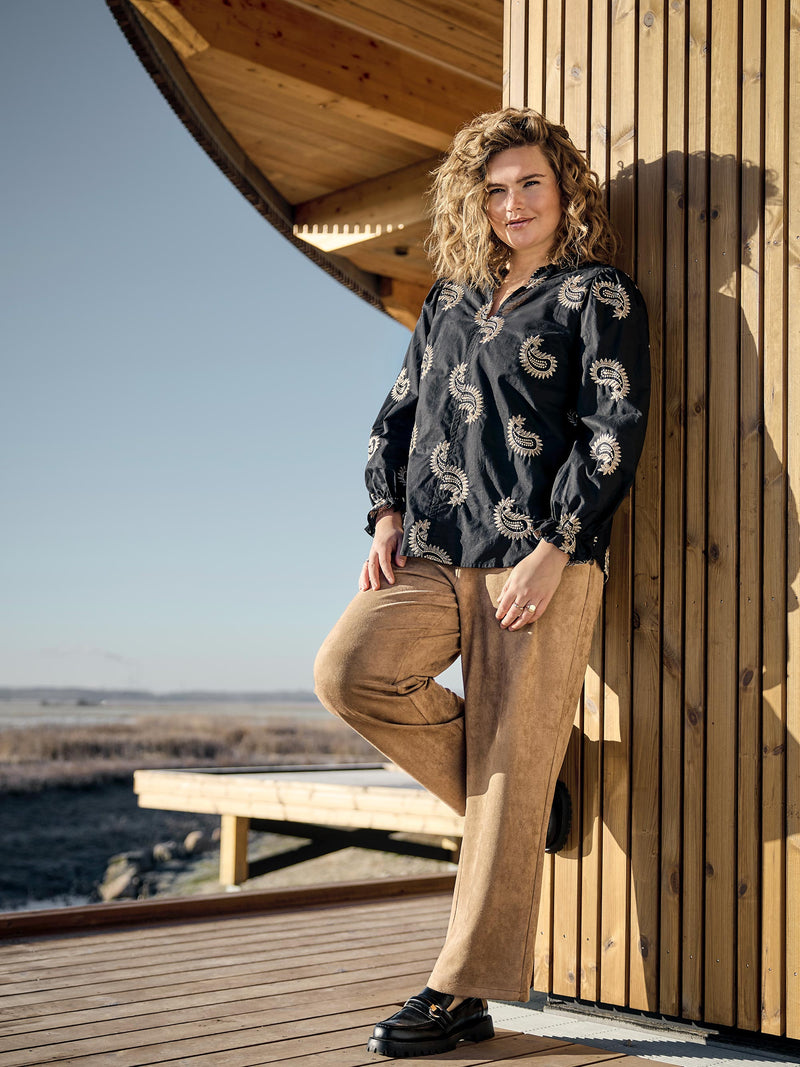 ZOEY BLAIR BLOUSE Blouses Black