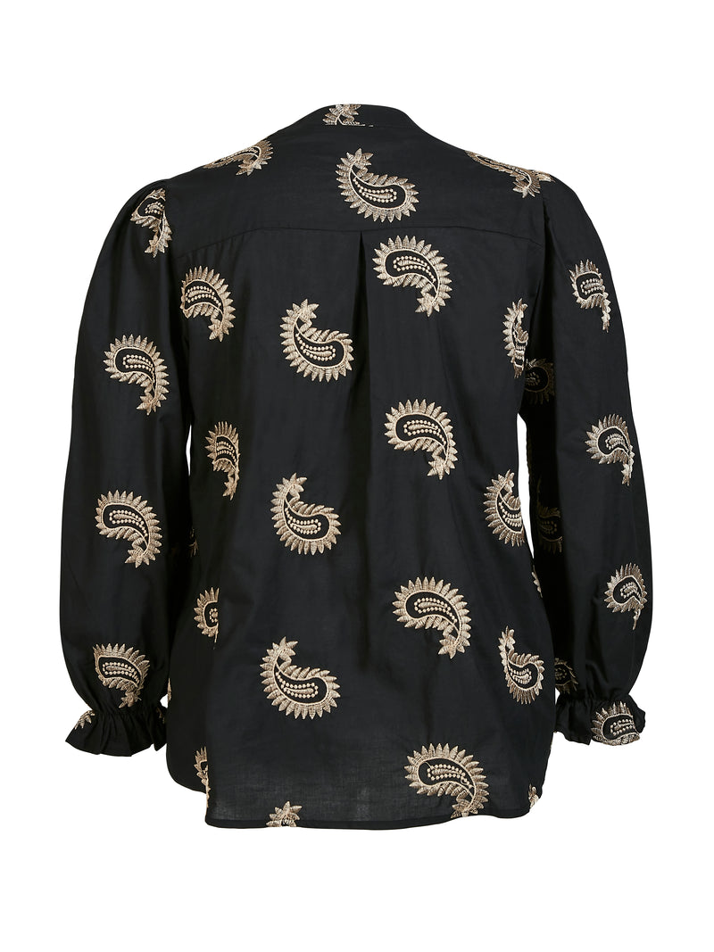 ZOEY BLAIR BLOUSE Blouses Black