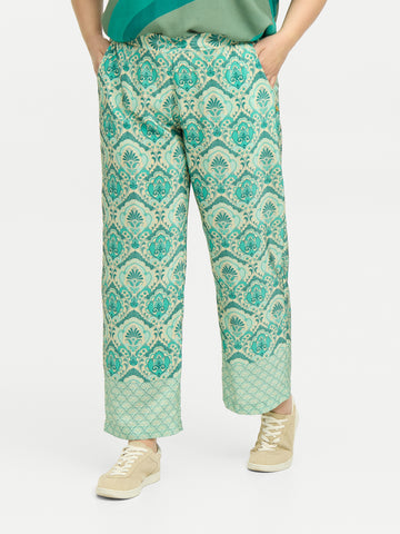 ZOEY BLISS PANTS Trousers 303 Peppermint green mix