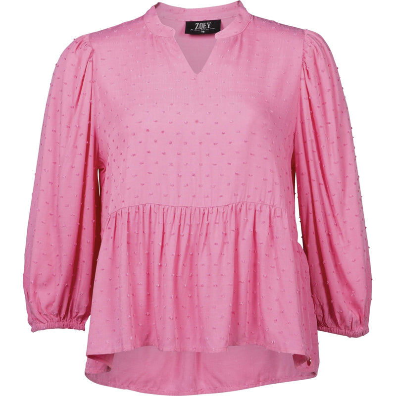 ZOEY BLOUSE WITH GATHERED SEAMS Blouses 611 Pink