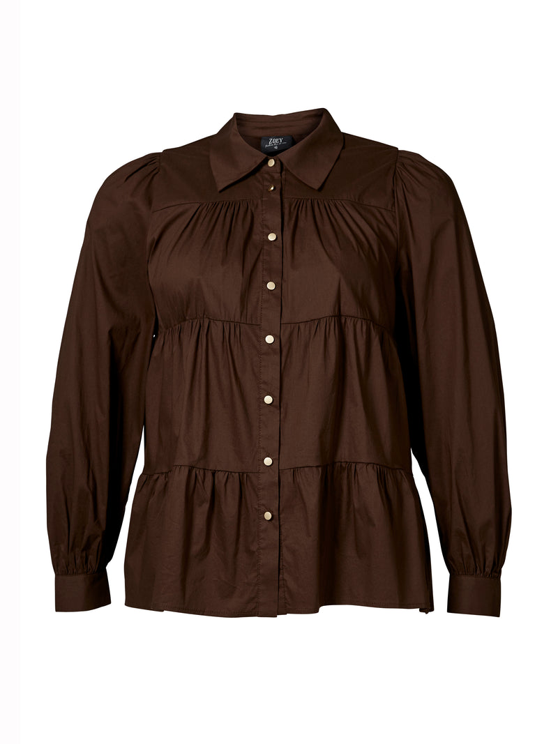 ZOEY CAMERON SHIRT Shirts 289 Brown