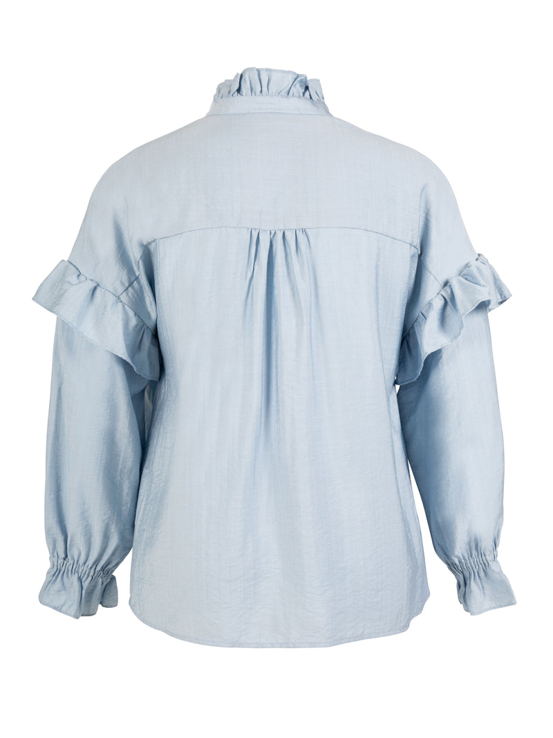 ZOEY CARLA BLOUSE Blouses 304 Sky Blue