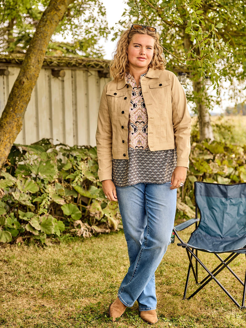 CELIA JACKET - Beige – zoey-denmark.com