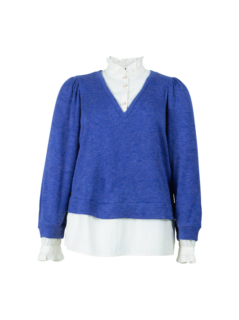 ZOEY CELINE BLOUSE Blouses 428 Royal Blue