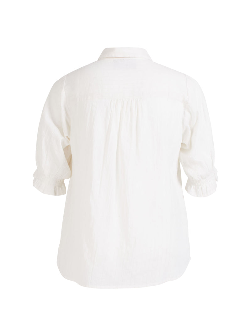 ZOEY CHARLENE SHIRT Shirts 002 Creme