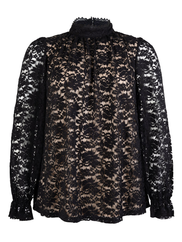 ZOEY CLARA BLOUSE Blouses Black