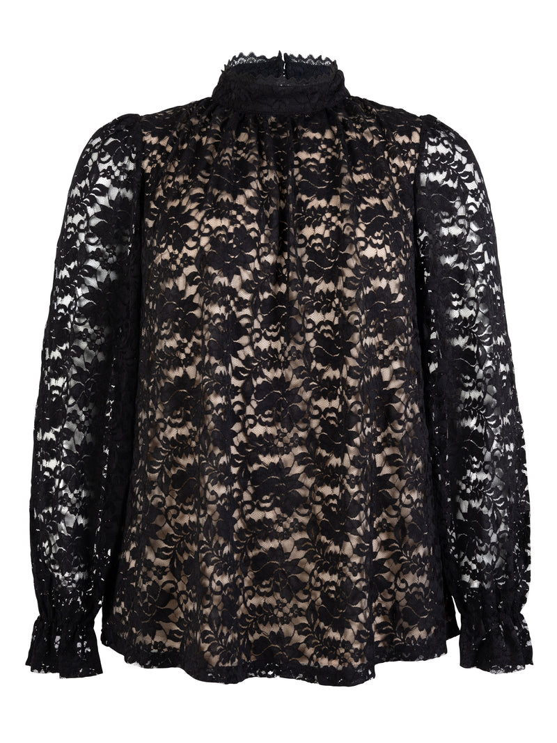 ZOEY CLARA BLOUSE Blouses Black