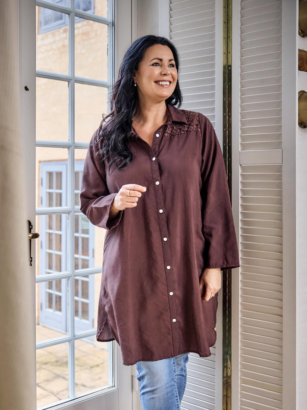 ZOEY CLEO TUNIC Tunic 293 Chocolate