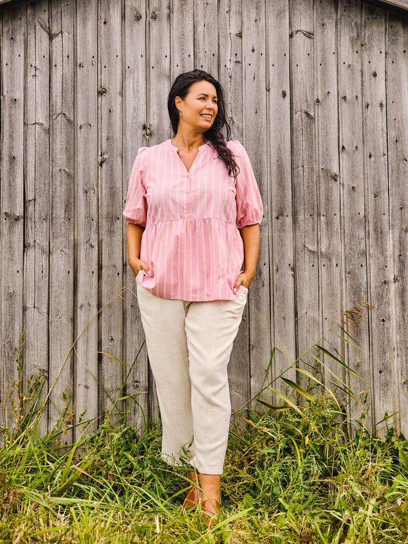 DEMI BLOUSE - Soft Pink Melange – zoey-denmark.com