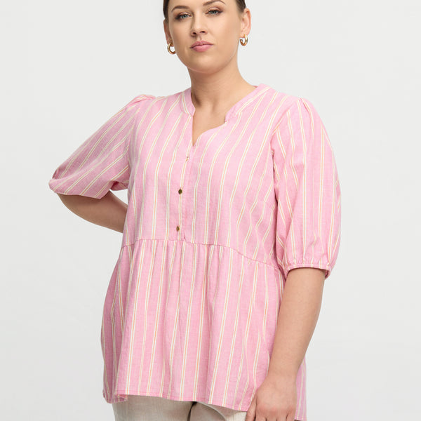 新品未使用【DellaLoMILANO】Daisy Blouse ピンクS DEMI BLOUSE - Soft Pink Melange – zoey-denmark.com