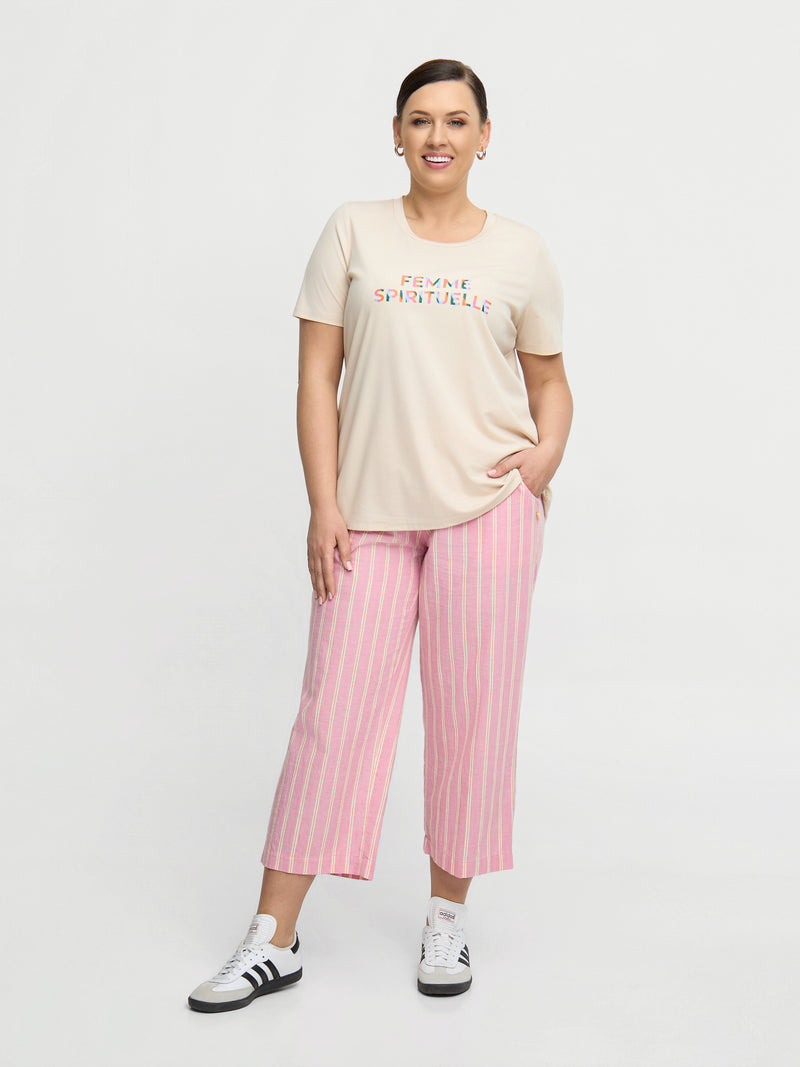 DEMI PANTS - Soft Pink Melange – zoey-denmark.com