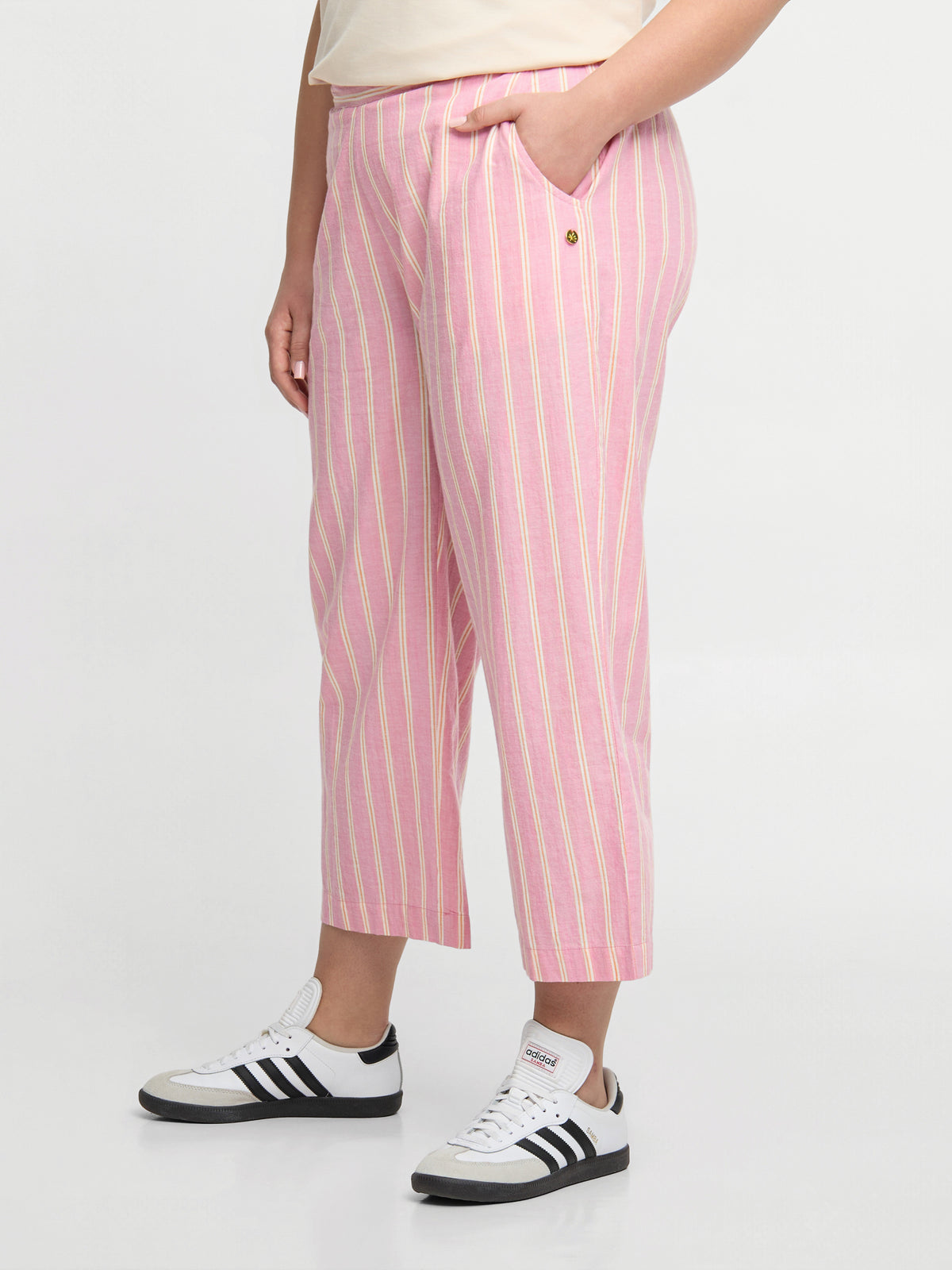 DEMI PANTS - Soft Pink Melange – zoey-denmark.com