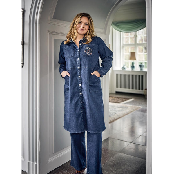ZOEY EDA SHIRT DRESS Dresses 482 Dark Denim