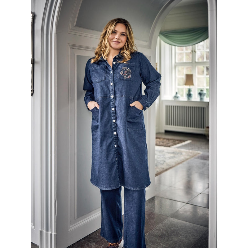 ZOEY EDA SHIRT DRESS Dresses 482 Dark Denim