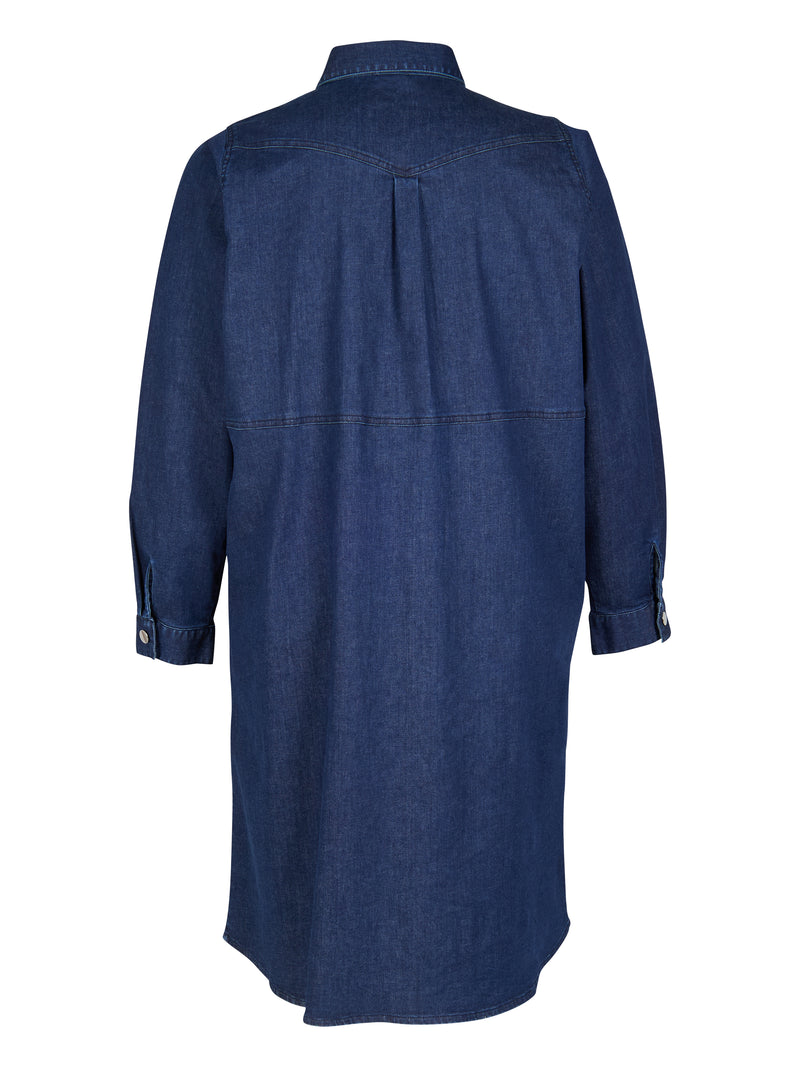 EDA SHIRT DRESS - Dark Denim zoey-denmark.com EDA SHIRT DRESS - Dark Denim zoey-denmark.com
