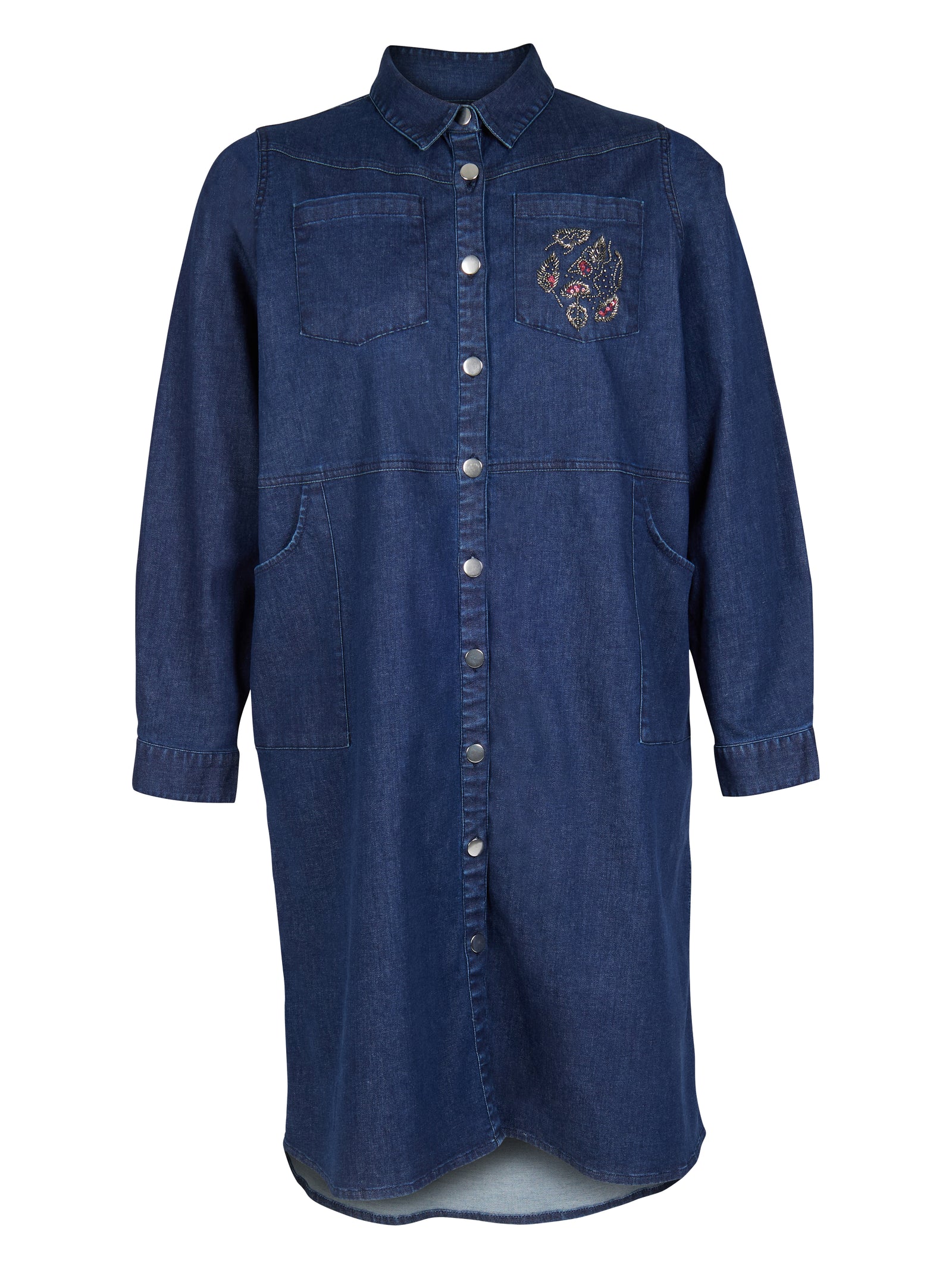 EDA SHIRT DRESS - Dark Denim zoey-denmark.com EDA SHIRT DRESS - Dark Denim zoey-denmark.com