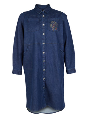 kids denim dress EDA SHIRT DRESS