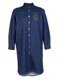 EDA SHIRT DRESS - Dark Denim