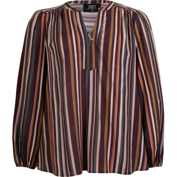 ZOEY ELLIE BLOUSE Blouses 296 Brown Mix