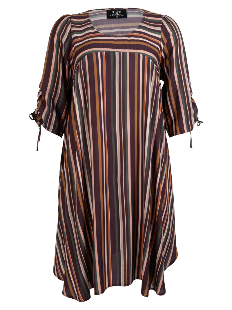 ZOEY ELLIE DRESS Dresses 296 Brown Mix