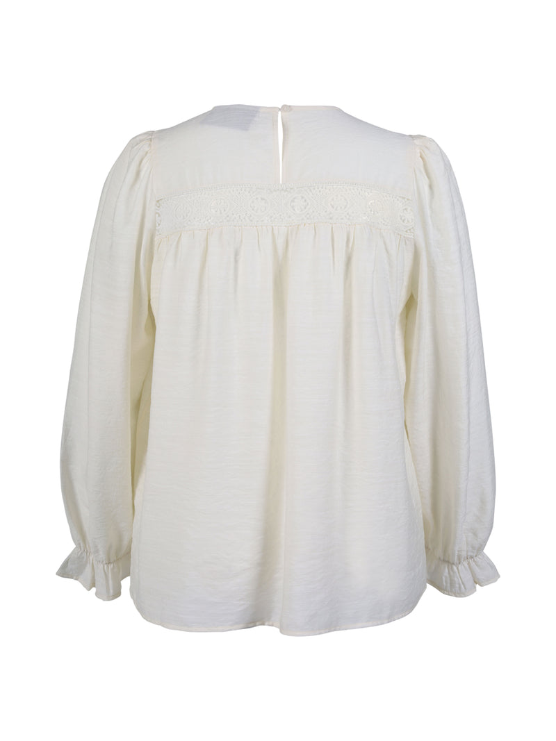ZOEY EVIE BLOUSE Blouses 002 Creme