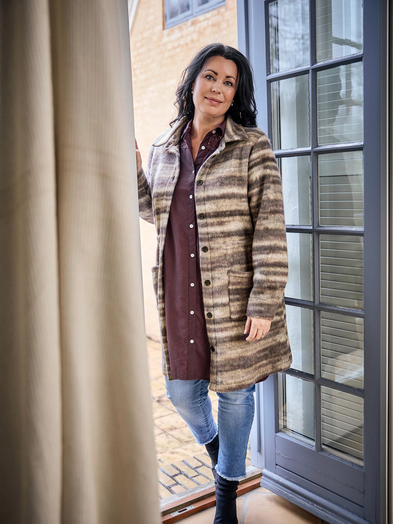 ZOEY FERN JACKET Jackets 296 Brown Mix