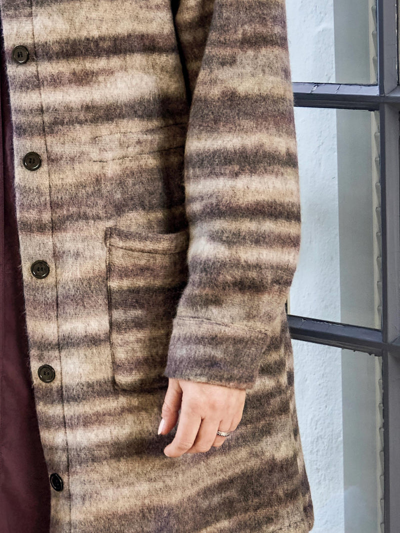 ZOEY FERN JACKET Jackets 296 Brown Mix