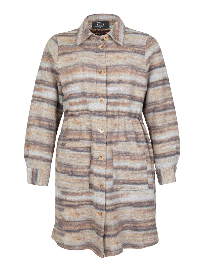 ZOEY FERN JACKET Jackets 296 Brown Mix