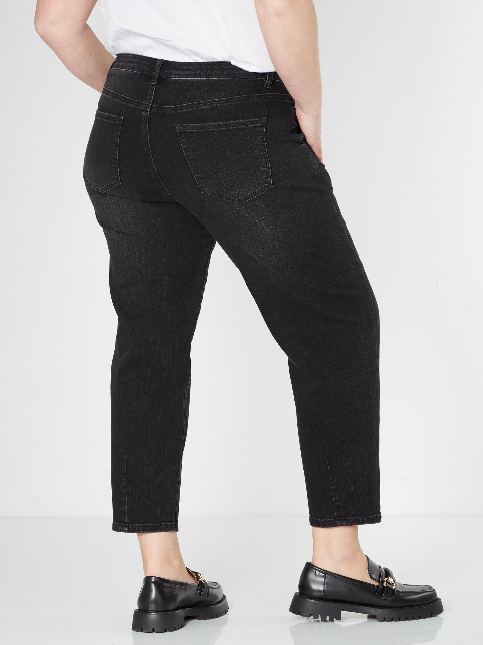 FIA BAGGY JEANS - Black Denim – zoey-denmark.com