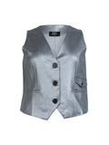 FRANCES WAISTCOAT - Silver grey