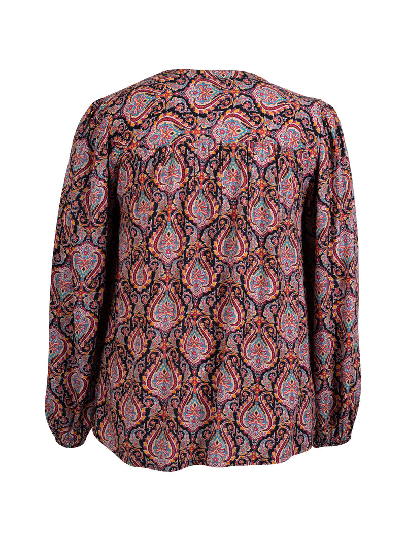ZOEY GABY BLOUSE Blouses 637 Bright Pink Mix