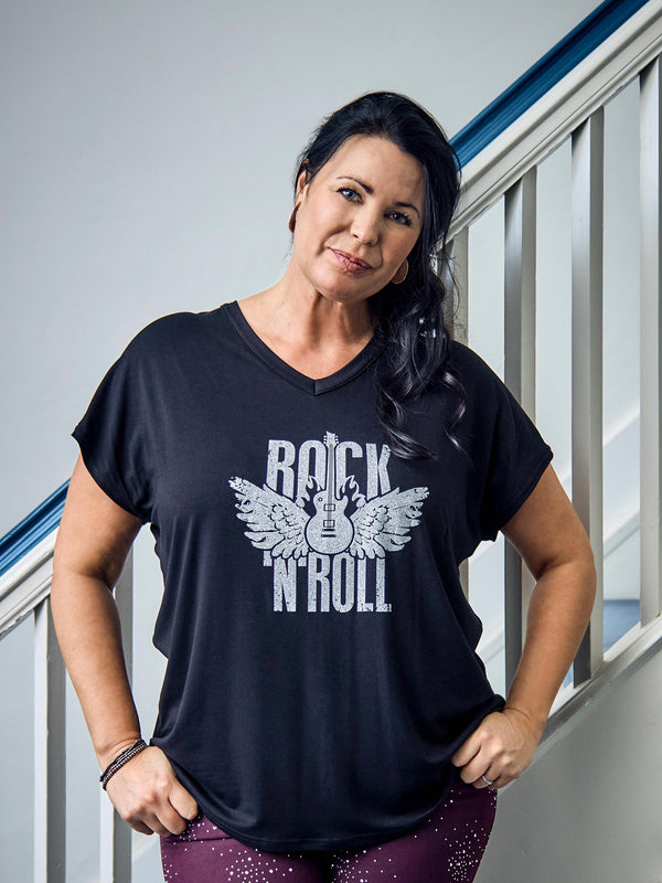 ZOEY GINA T-SHIRT T-shirt Black