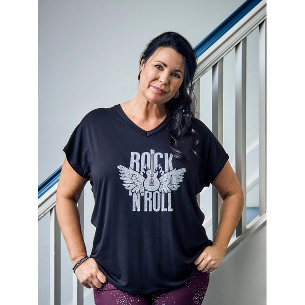 ZOEY GINA T-SHIRT T-shirt Black