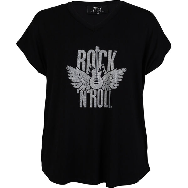 ZOEY GINA T-SHIRT T-shirt Black
