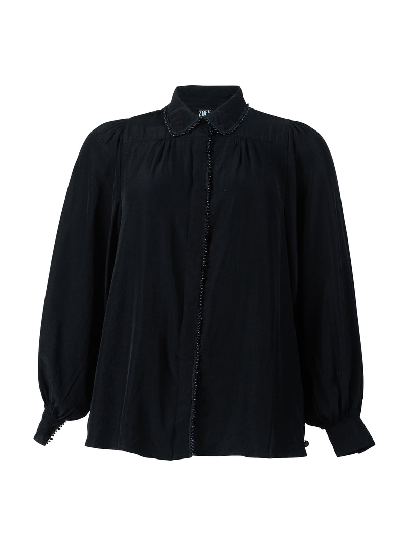 ZOEY GLORIA BLOUSE Blouses Black