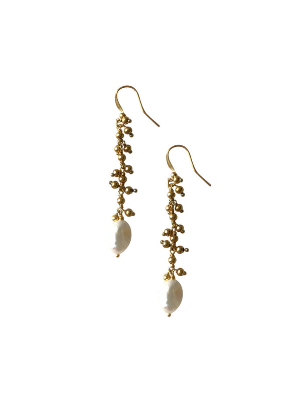 ZOEY GOLD DROP EARRING Jewelry 011 Gold