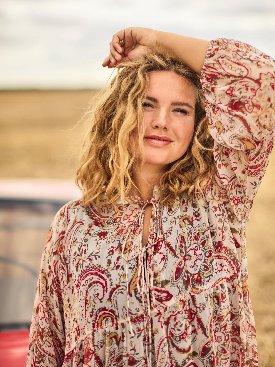 ZOEY GWEN BLOUSE Blouses 627 Bright red