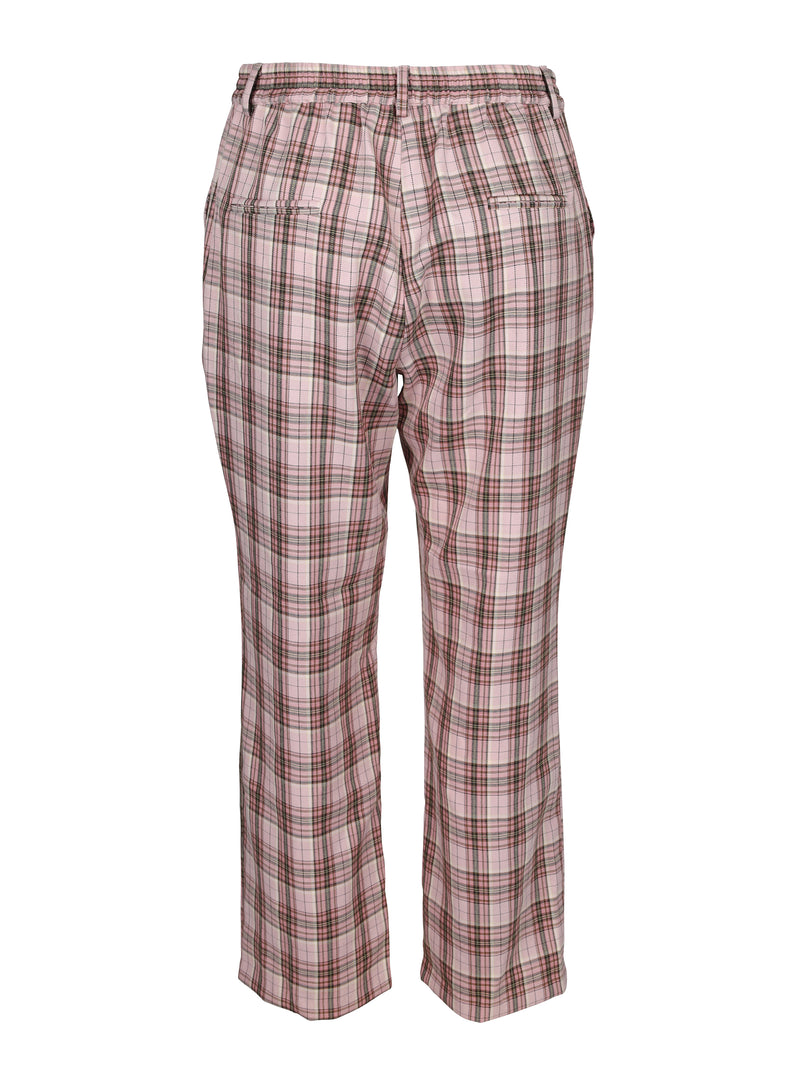 ZOEY HANNAH PANTS Trousers 622 Pink Check