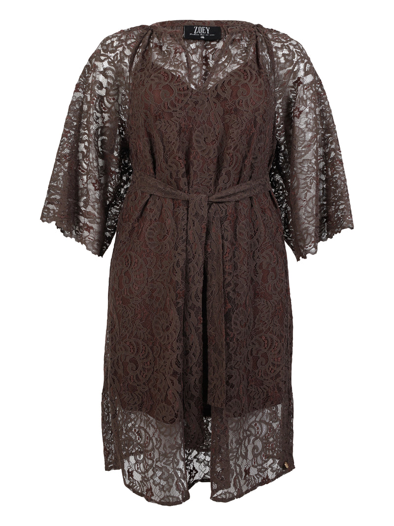 ZOEY HAZEL TUNIC Dresses 293 Chocolate
