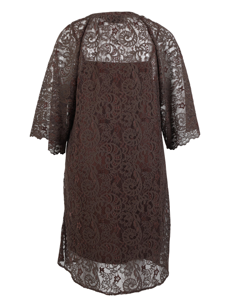 ZOEY HAZEL TUNIC Dresses 293 Chocolate