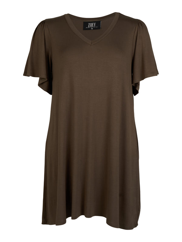 ZOEY ISLA TUNIC Tunic 393 Army