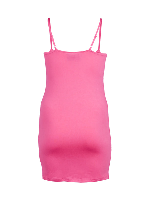 JOSIE SLIP DRESS - Bright Pink